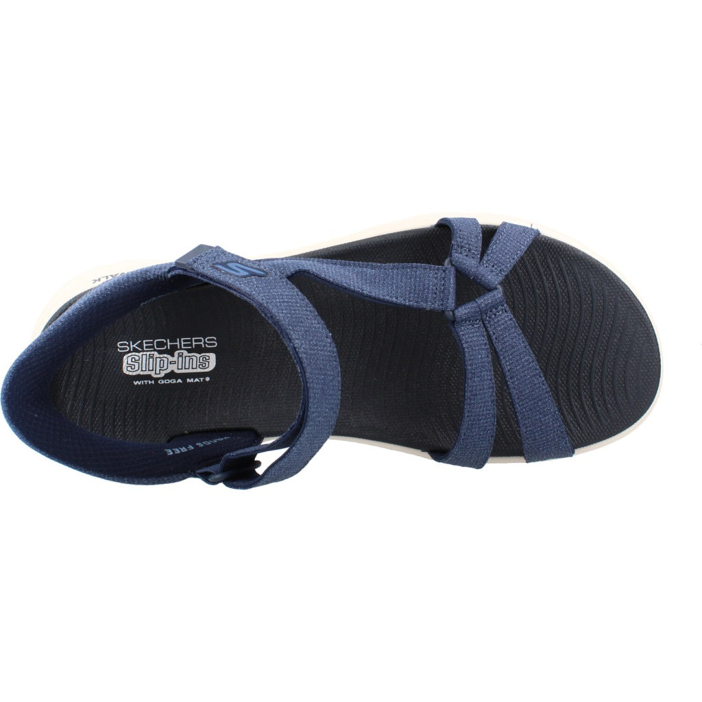 SKECHERS GO WALK FLEX SANDAL ILLUM en color AZUL  (7)