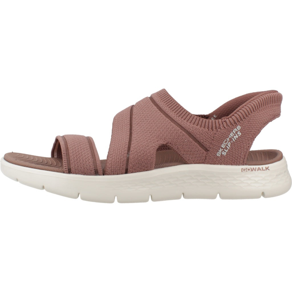 SKECHERS SLIP-INS  GO WALK FLEX en color MARRON  (2)