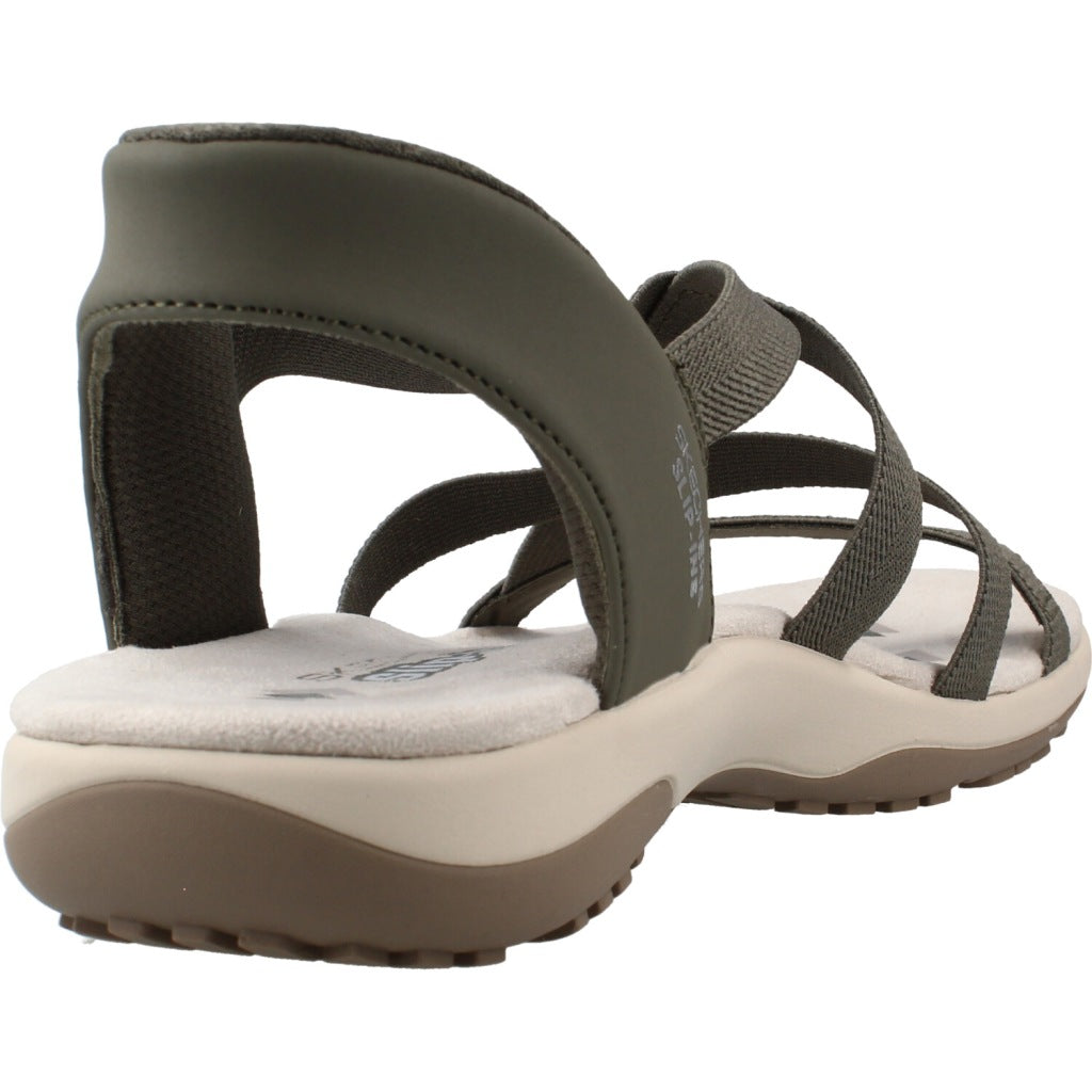 SKECHERS REGGAE SLIM STRETCH FLEX en color VERDE  (3)