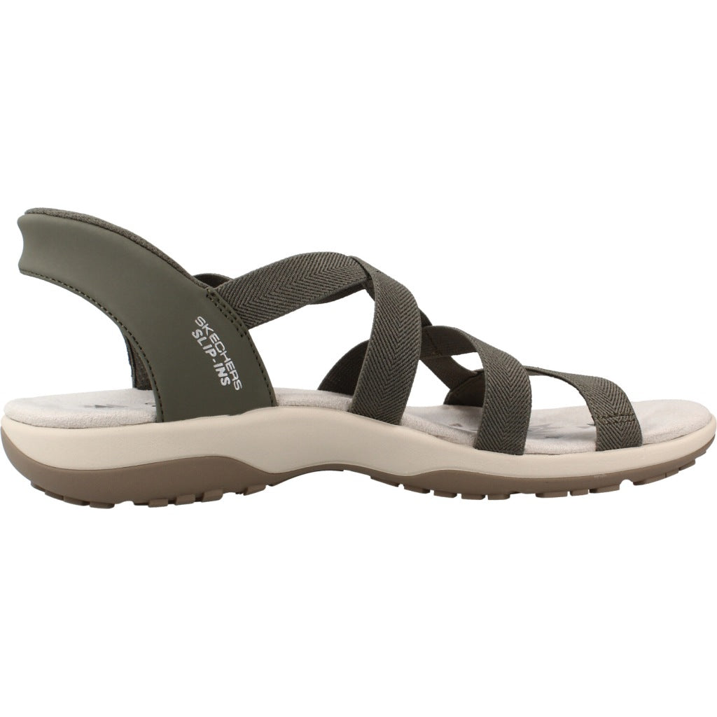 SKECHERS REGGAE SLIM STRETCH FLEX en color VERDE  (4)