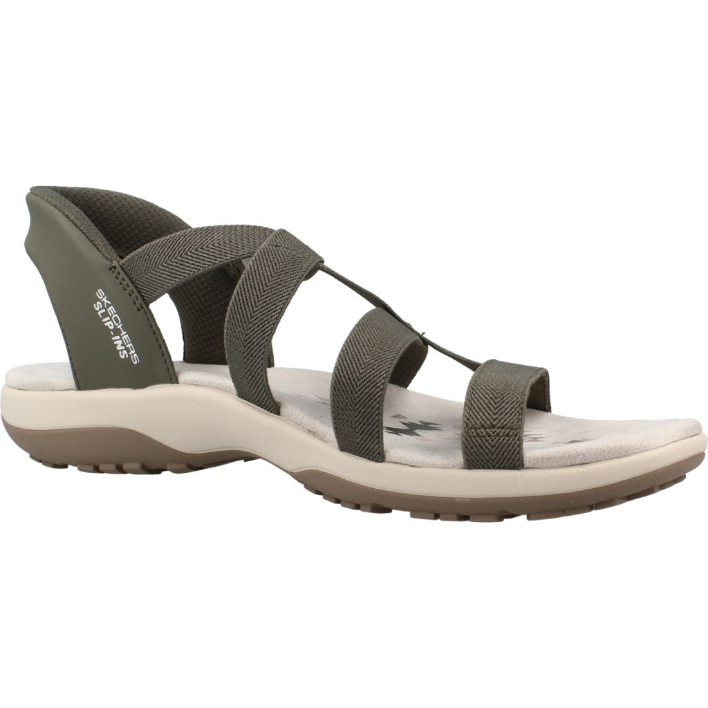 SKECHERS REGGAE SLIM STRETCH FLEX en color VERDE  (5)
