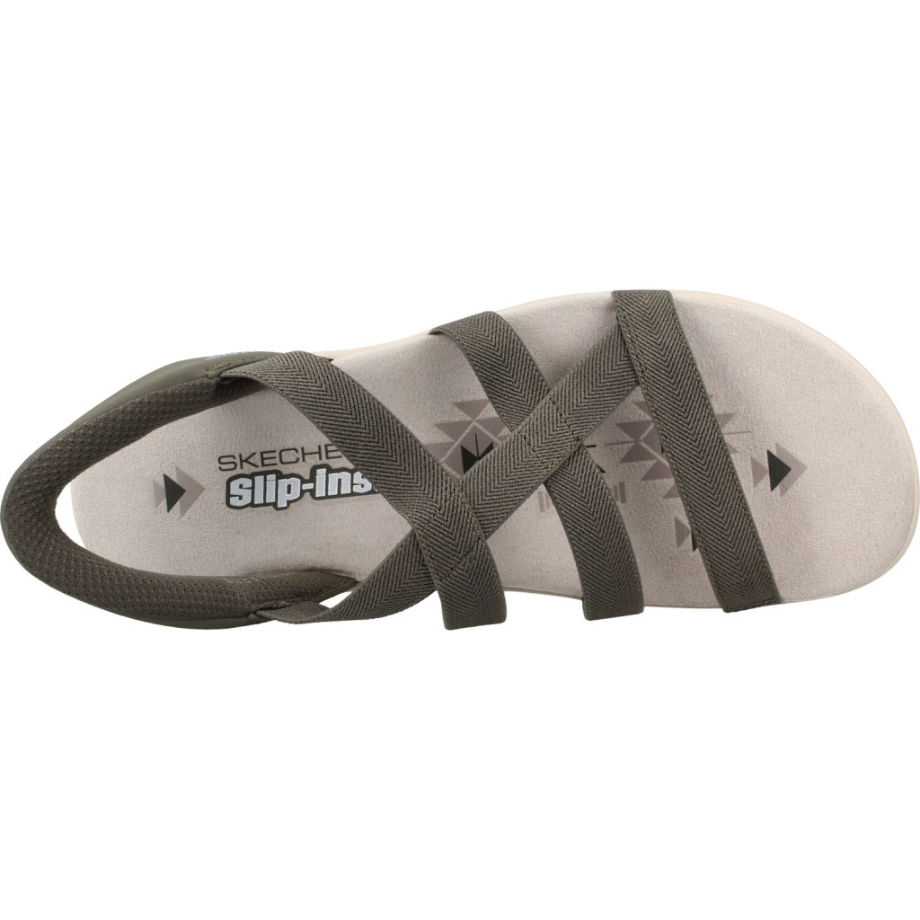 SKECHERS REGGAE SLIM STRETCH FLEX en color VERDE  (7)