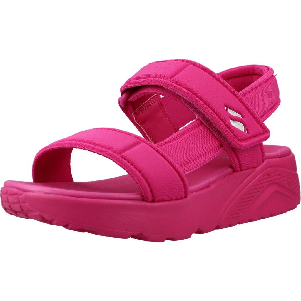 SKECHERS UNO LITE SANDAL SUNNY STAND en color ROSA  (1)