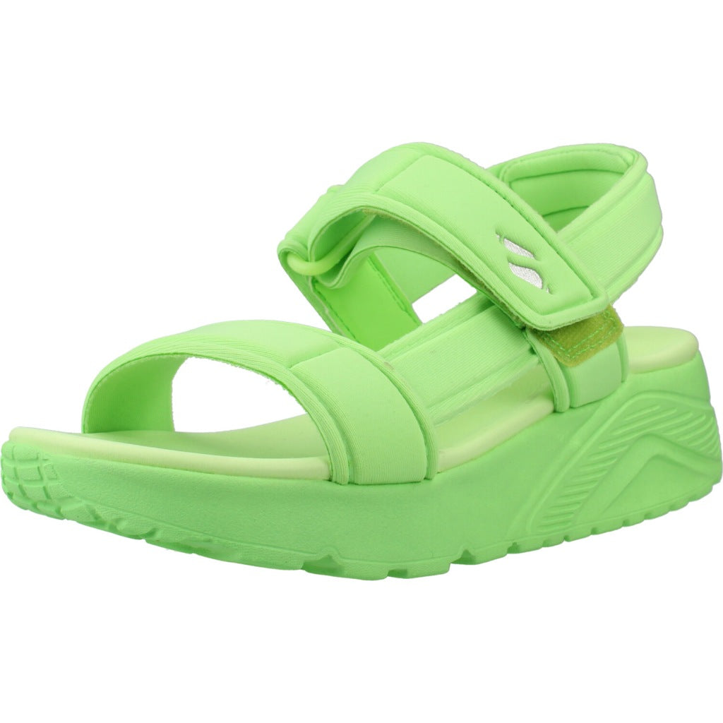 SKECHERS UNO LITE SANDAL SUNNY STAND en color VERDE  (1)