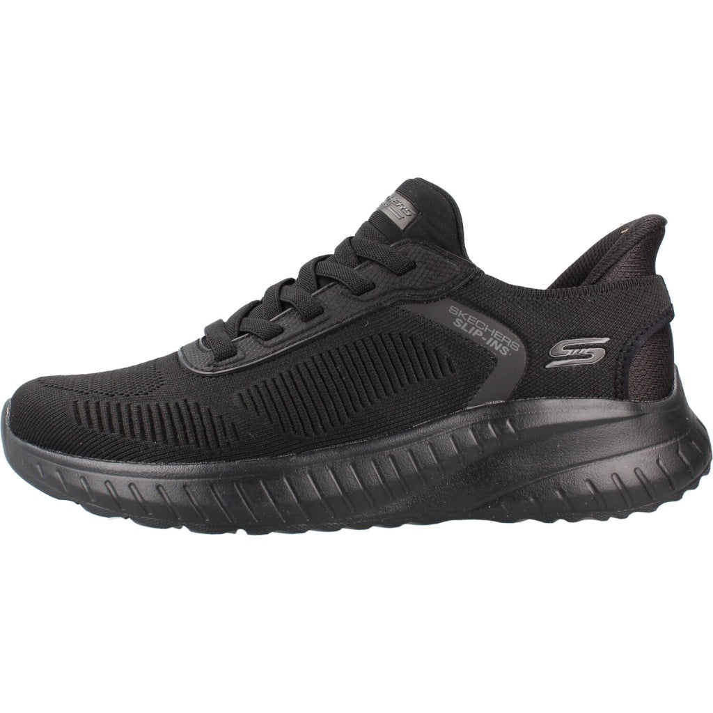 SKECHERS BOB SQUAD CHAOS SOLID STEP en color NEGRO  (2)