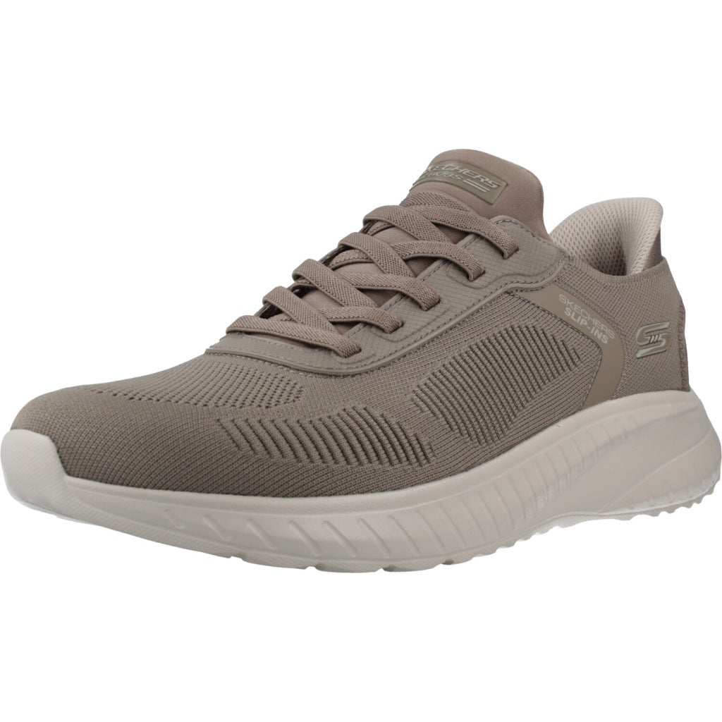 SKECHERS BOB SQUAD CHAOS SOLID STEP en color MARRON  (1)