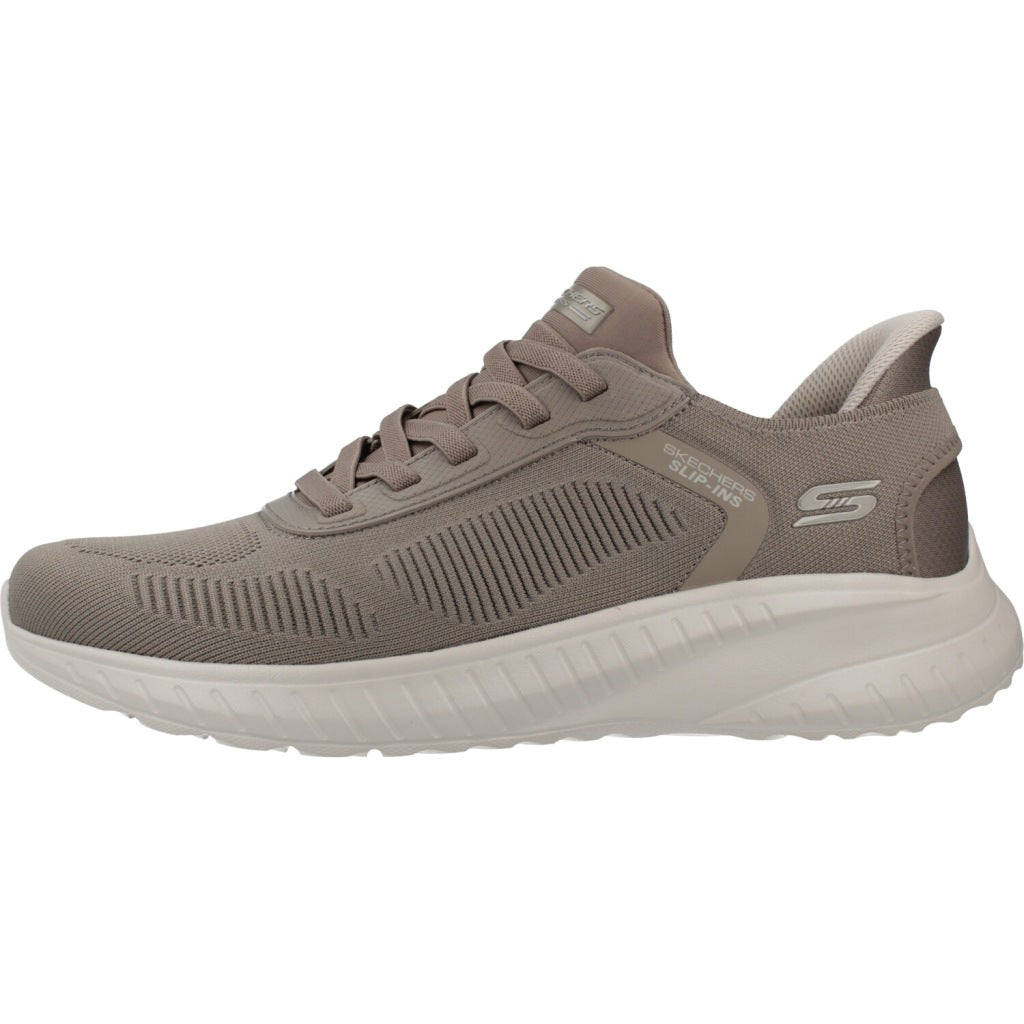 SKECHERS BOB SQUAD CHAOS SOLID STEP en color MARRON  (2)
