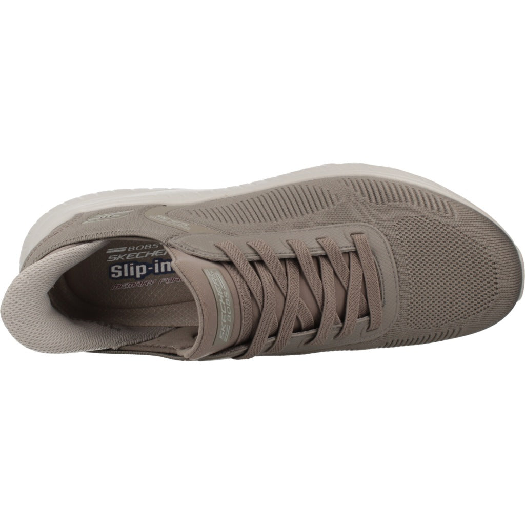 SKECHERS BOB SQUAD CHAOS SOLID STEP en color MARRON  (7)