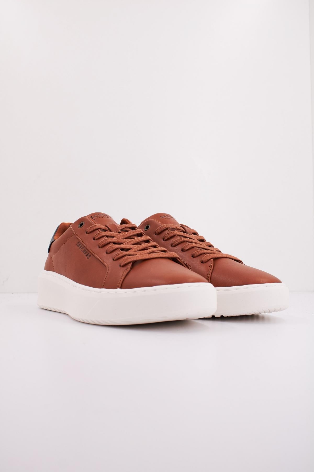 SKECHERS COURT BREAK en color MARRON  (2)