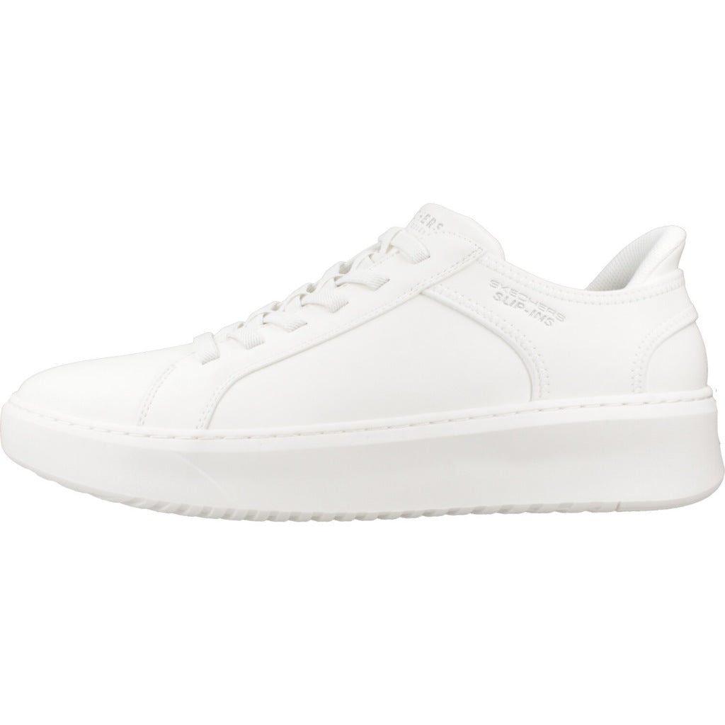 SKECHERS COURT BREAK SLIP-INS en color BLANCO  (2)