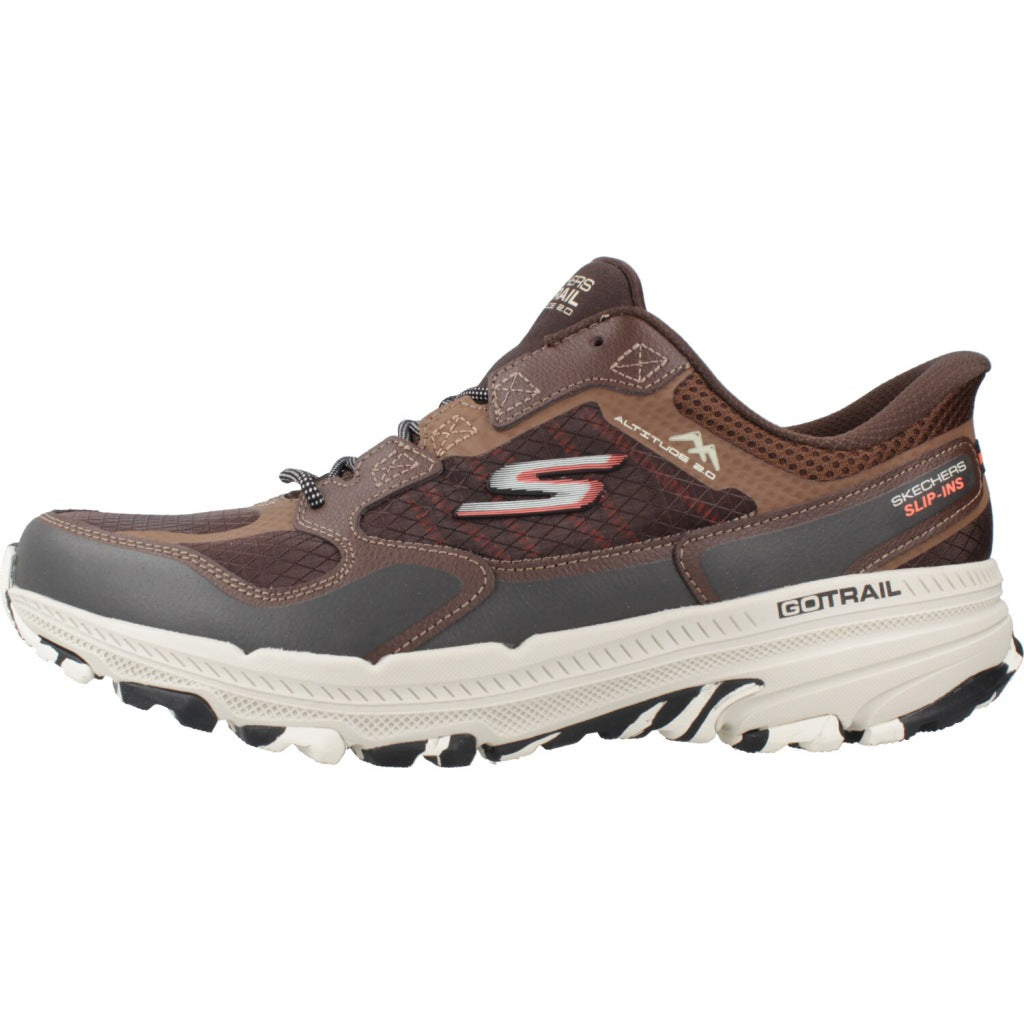 SKECHERS GO RUN TRAIL . en color MARRON  (2)