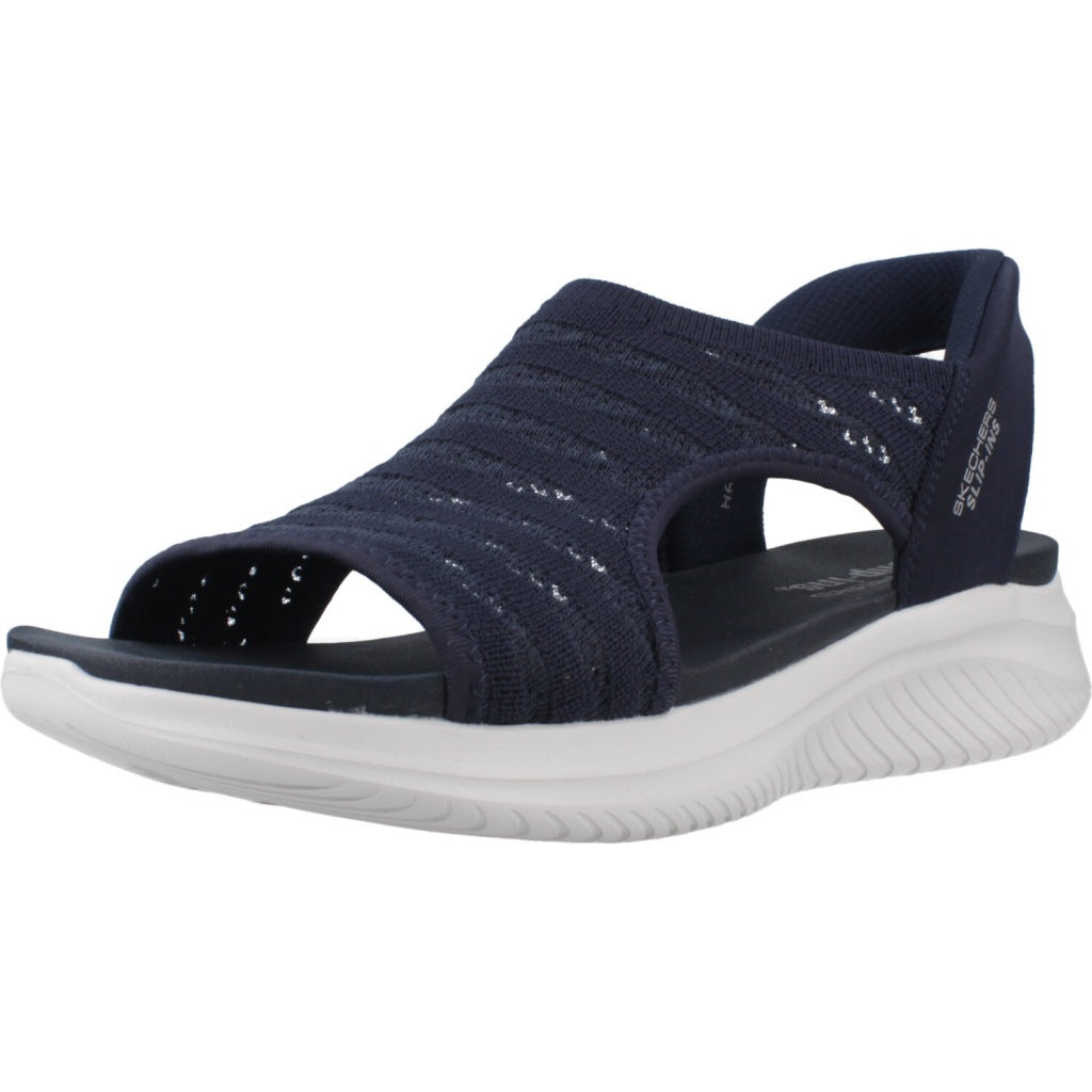 SKECHERS SLIP-INS  ULTRA FLEX . SUN WARMTH en color AZUL  (1)