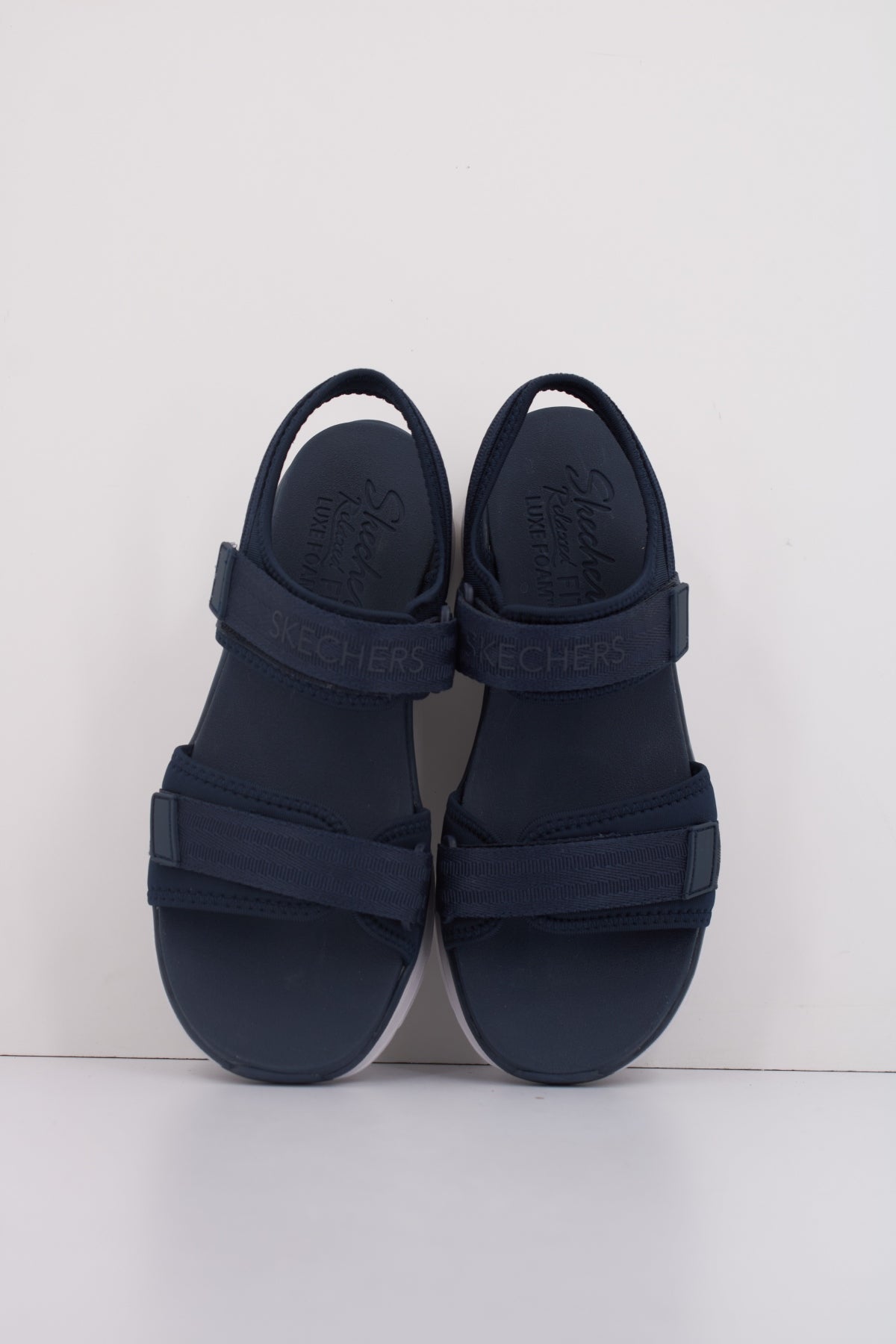 SKECHERS D'LUX WALKER ADORE en color AZUL  (2)