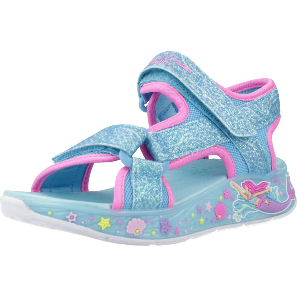 SKECHERS  LIGHTS MERMAID DR  en color AZUL  (1)