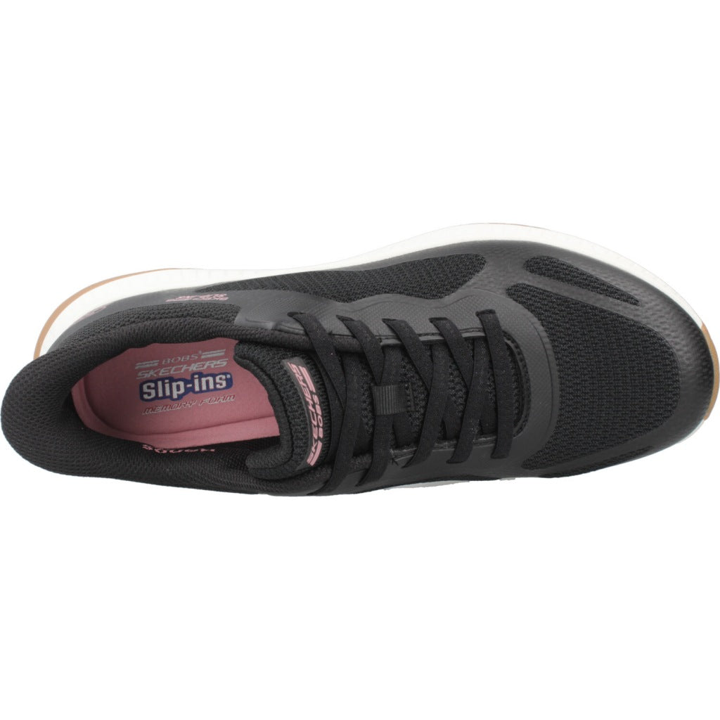 SKECHERS  BOBS SQUAD  STAPLE LOOK  en color NEGRO  (7)