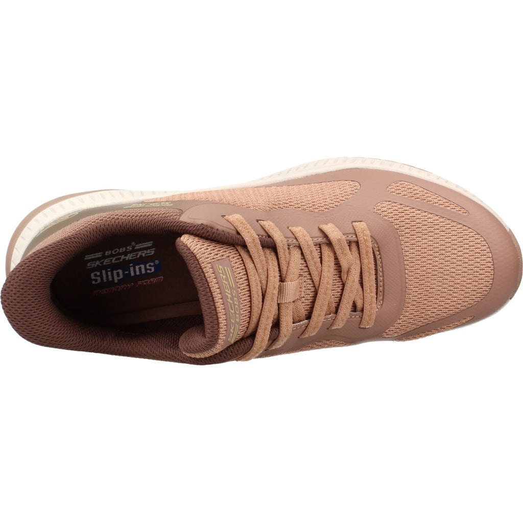 SKECHERS BOBS SQUAD  STAPLE LOOK en color ROSA  (7)