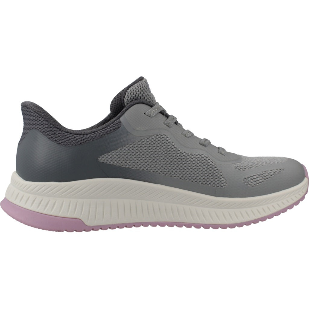 SKECHERS SLIP-INS BOBS SQUAD  STAPLE LOOK en color GRIS  (4)