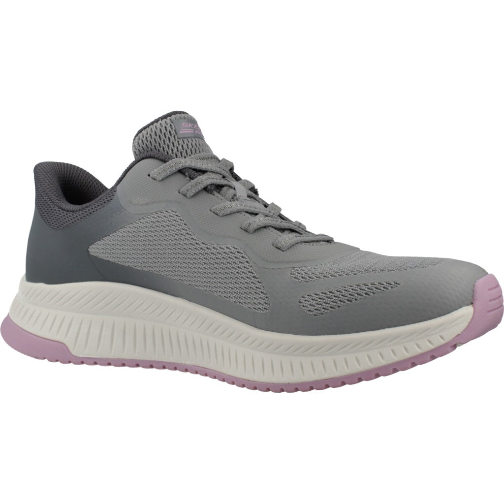 SKECHERS SLIP-INS BOBS SQUAD  STAPLE LOOK en color GRIS  (5)