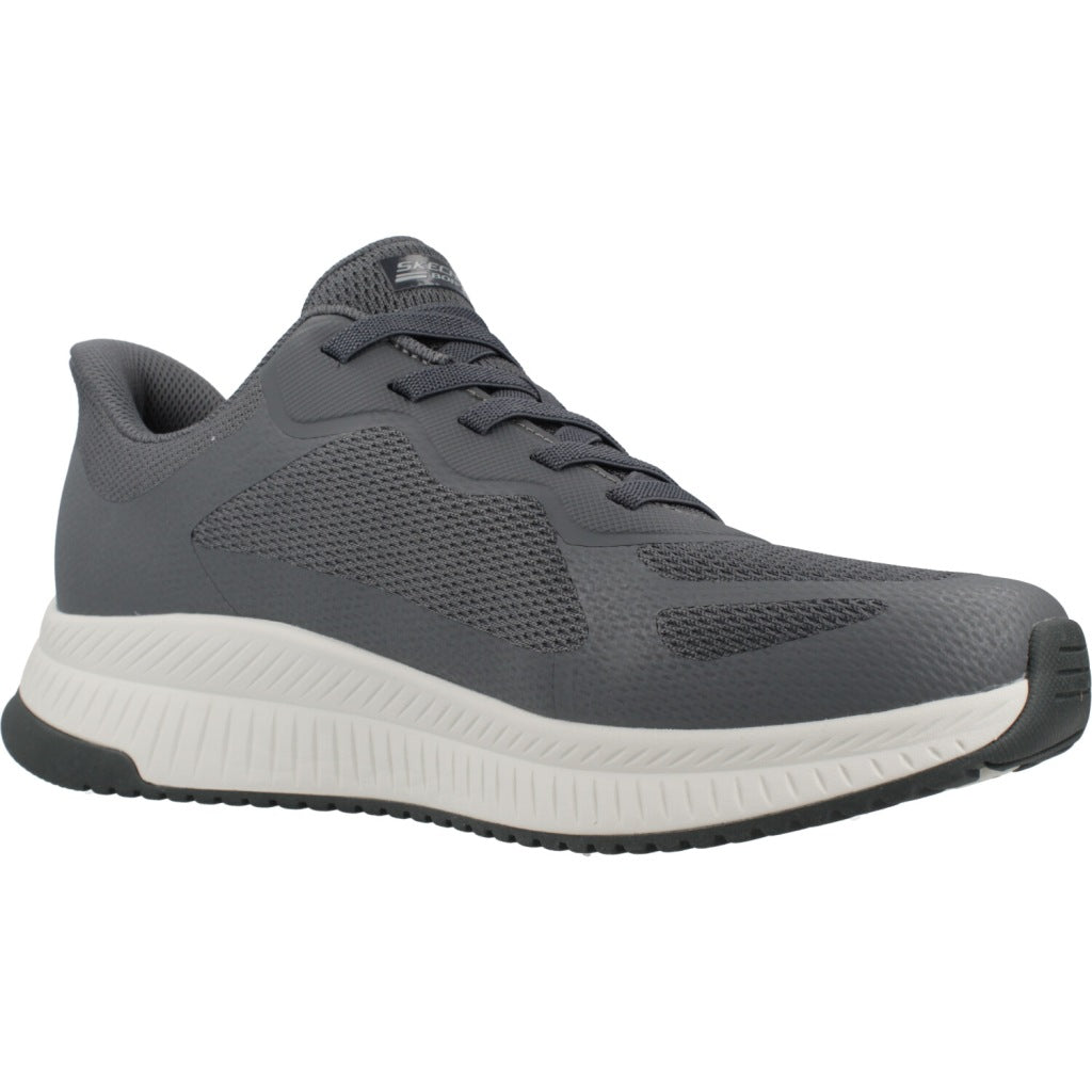 SKECHERS SLIP-INS BOBS SQUAD  en color GRIS  (5)