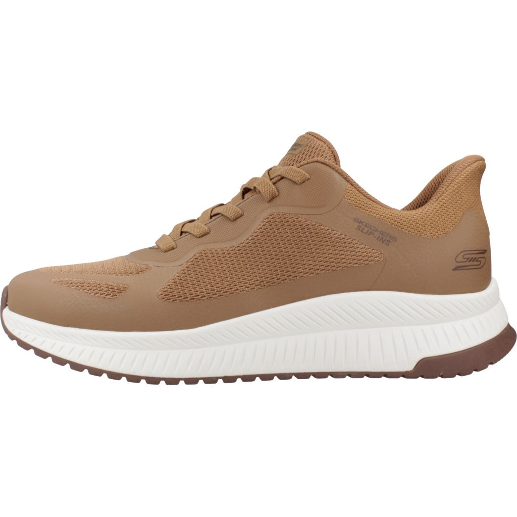 SKECHERS SLIP-INS BOBS SQUAD  en color MARRON  (2)