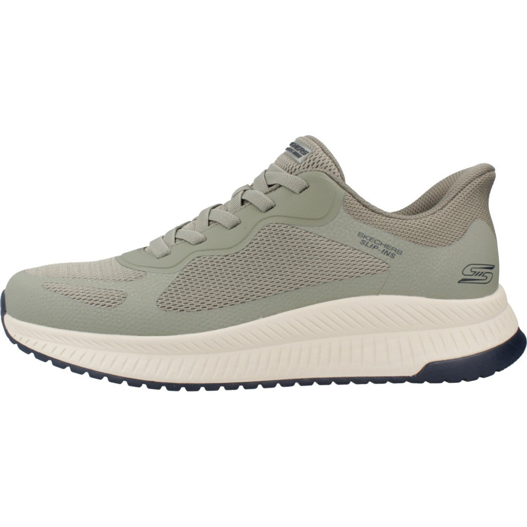 SKECHERS SLIP-INS BOBS SQUAD  en color VERDE  (2)