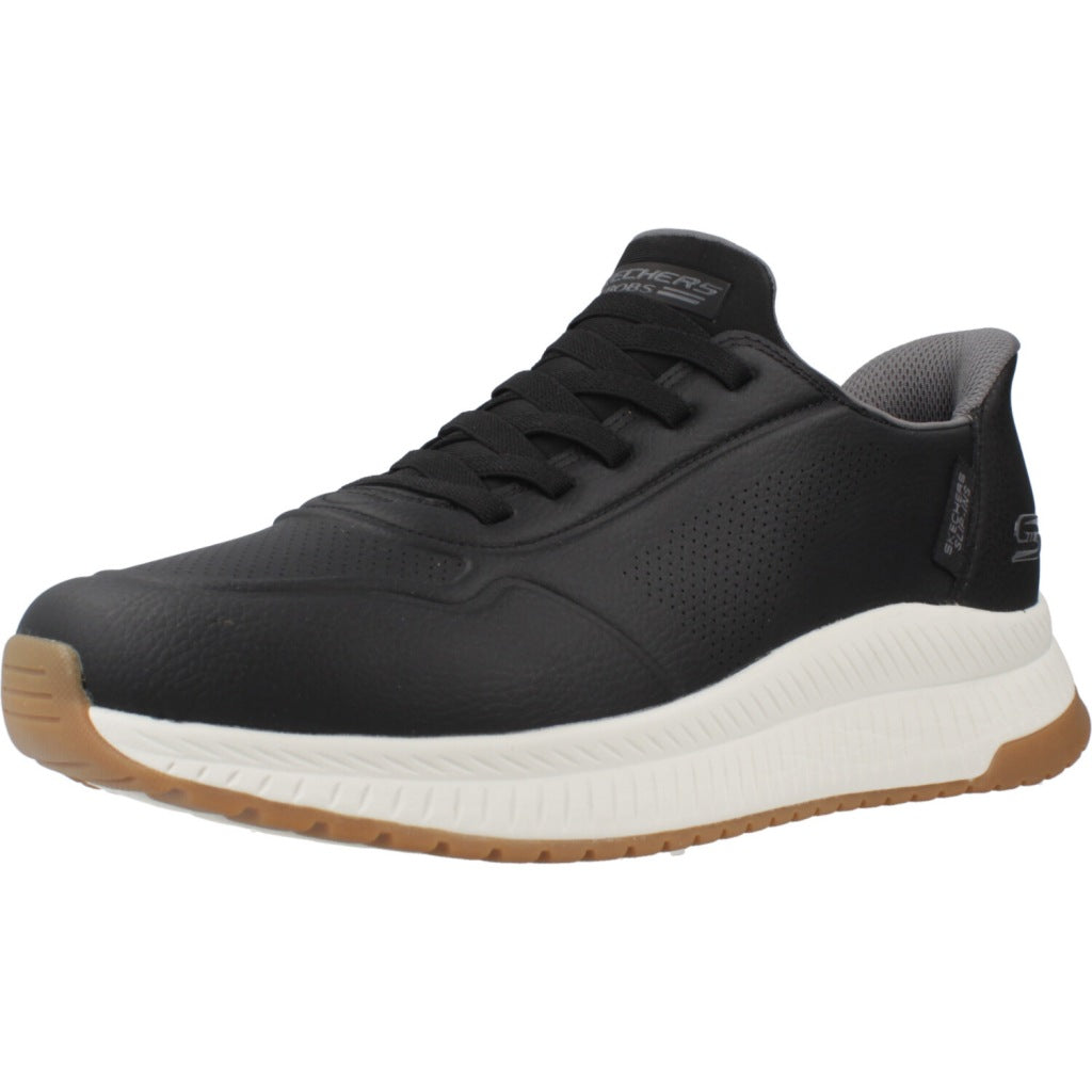 SKECHERS SLIP-INS BOBS SQUAD  - DIRECT STEP en color NEGRO  (1)
