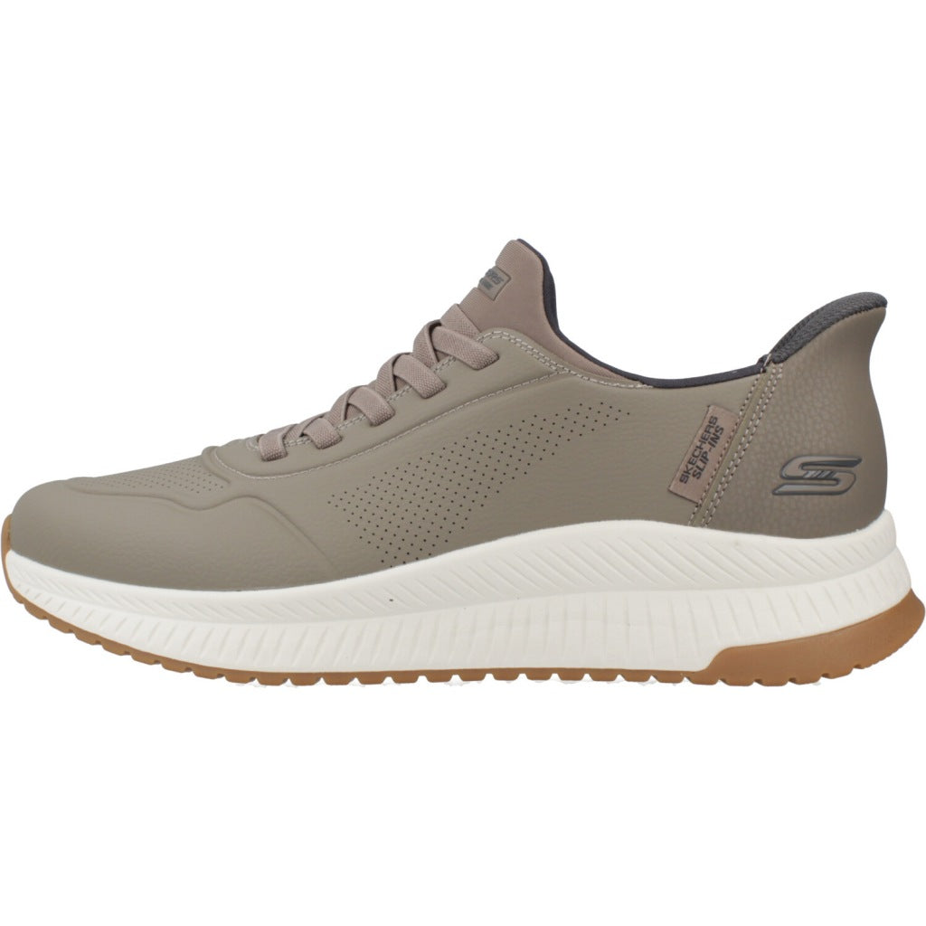 SKECHERS SLIP-INS BOBS SQUAD  - DIRECT STEP en color MARRON  (2)