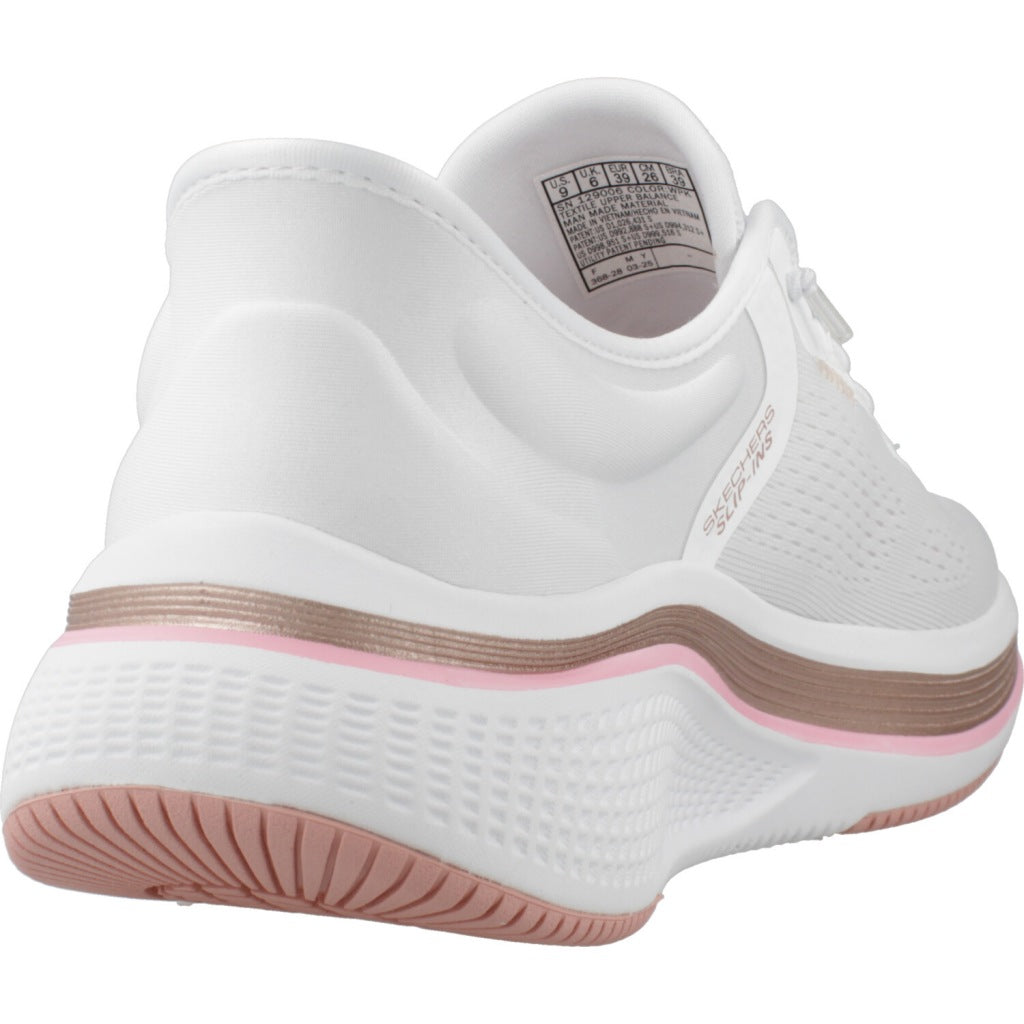 SKECHERS  GO RUN ELEVATE . BANYAN  en color BLANCO  (3)