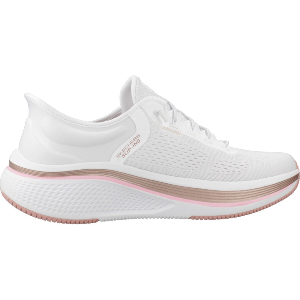 SKECHERS  GO RUN ELEVATE . BANYAN  en color BLANCO  (4)