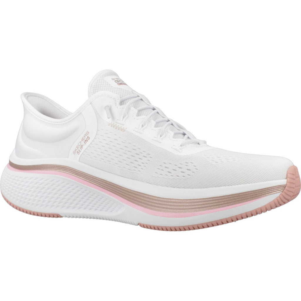 SKECHERS  GO RUN ELEVATE . BANYAN  en color BLANCO  (5)