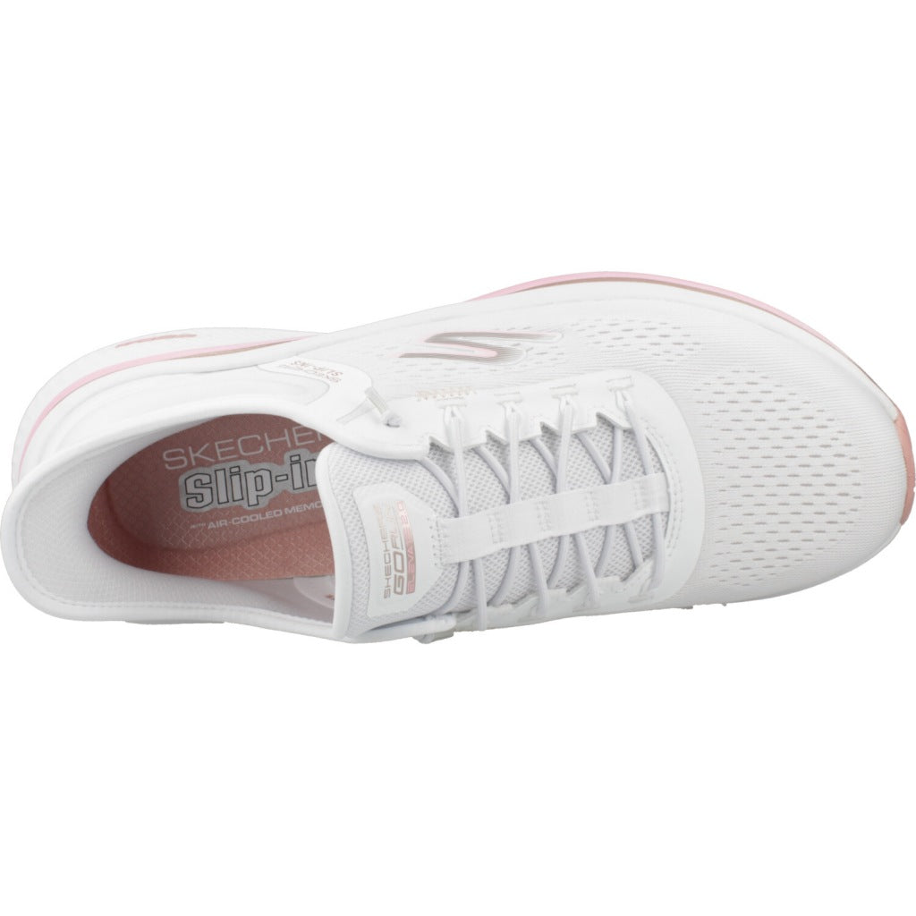 SKECHERS  GO RUN ELEVATE . BANYAN  en color BLANCO  (7)