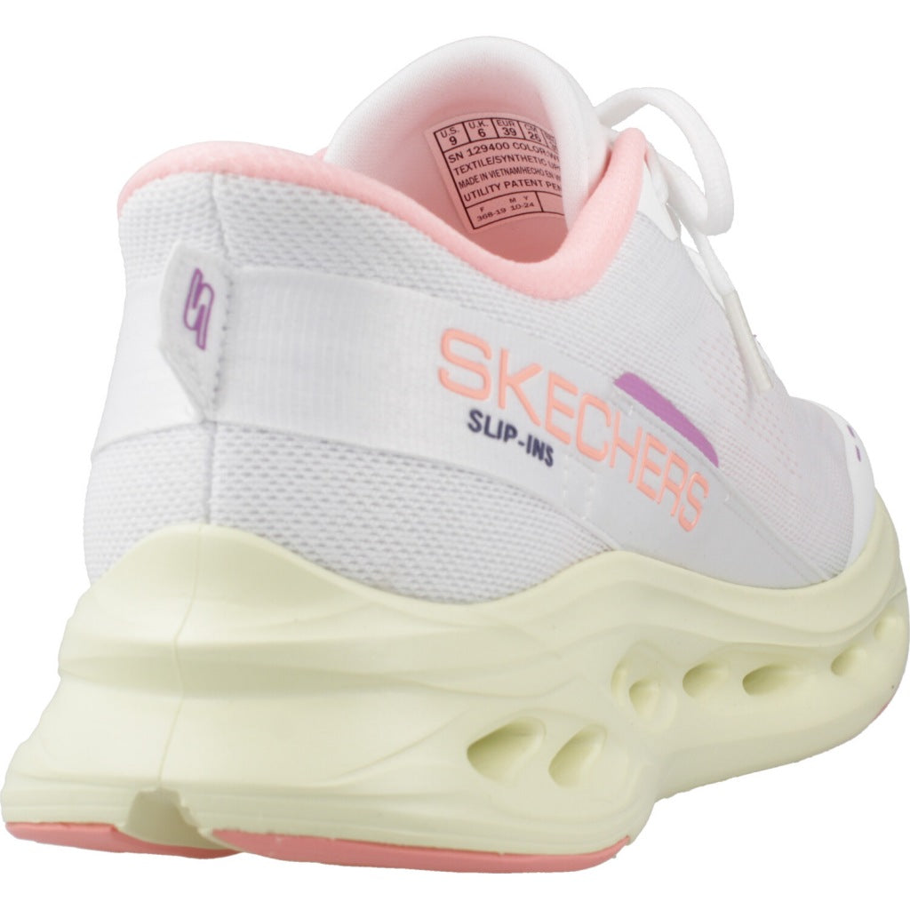 SKECHERS MAX CUSHIONING GLIDE STEP en color BLANCO  (3)