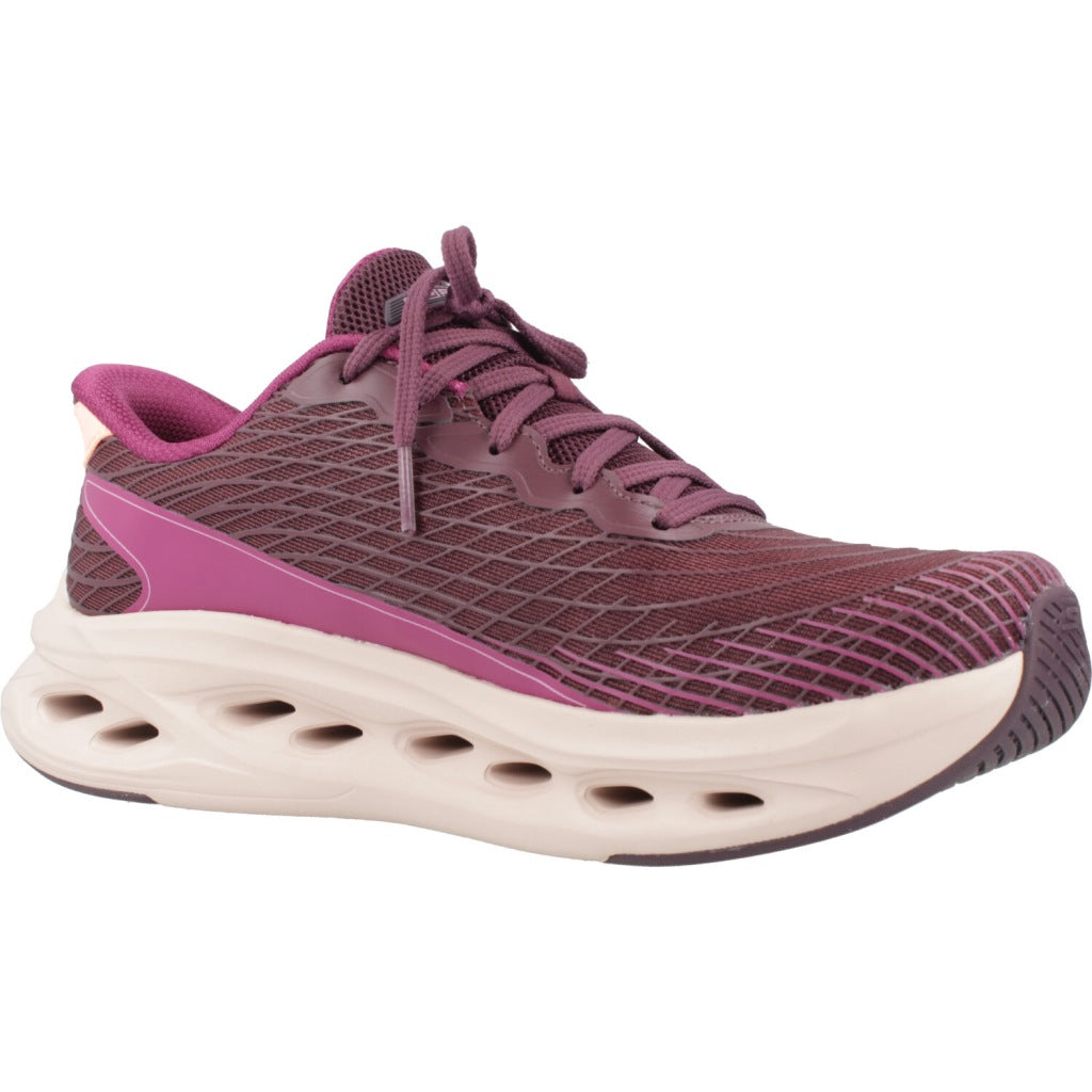 SKECHERS MAX CUSHIONING GLIDE STEP en color BURDEOS  (5)
