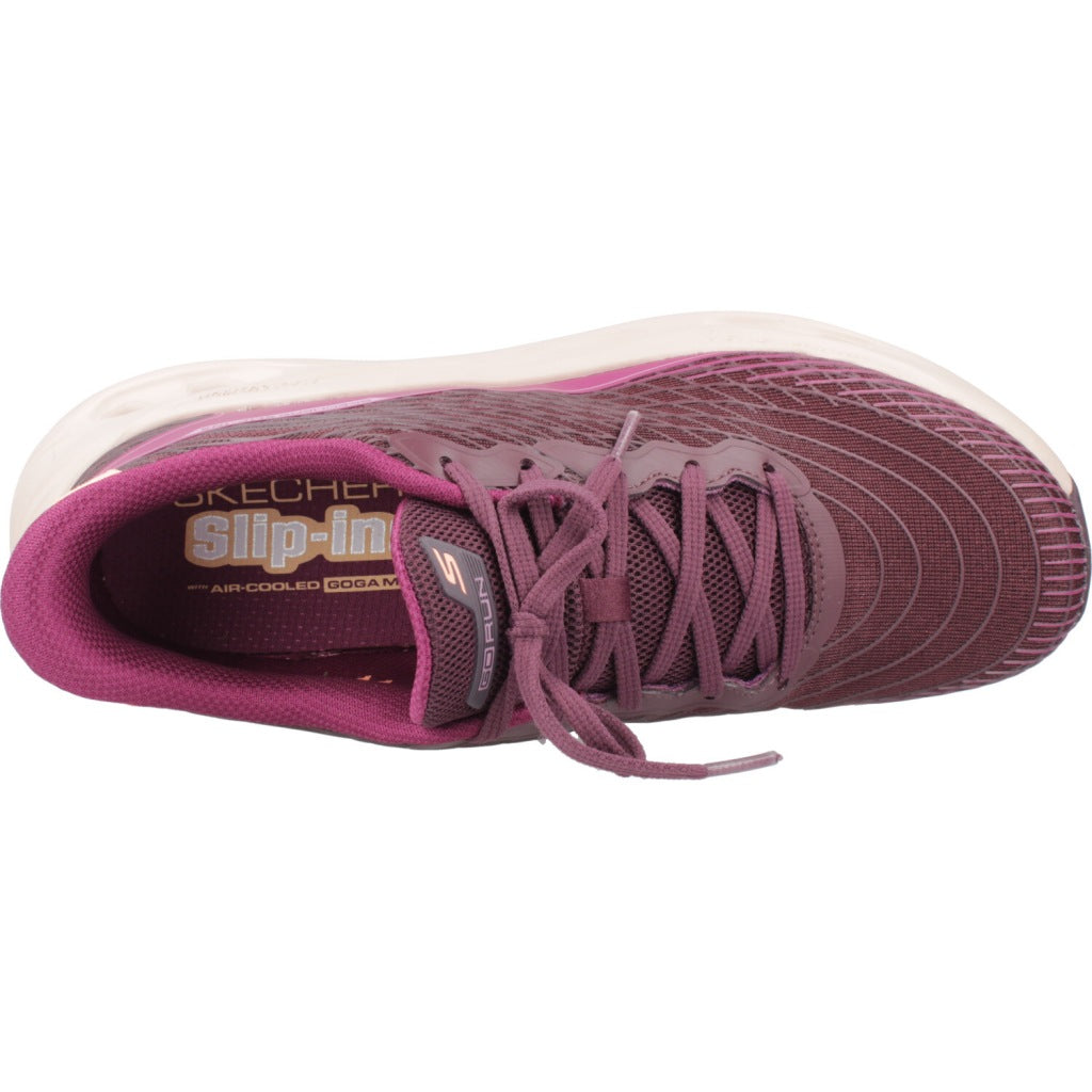 SKECHERS MAX CUSHIONING GLIDE STEP en color BURDEOS  (7)