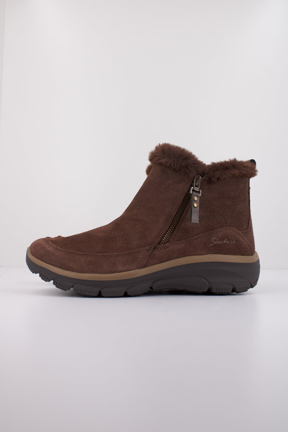 SKECHERS EASY GOING COOL ZIP en color MARRON  (1)