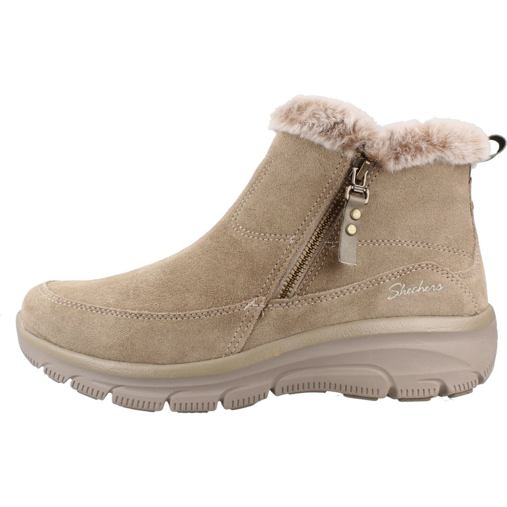 SKECHERS EASY GOING COOL ZIP en color MARRON CLARO  (2)