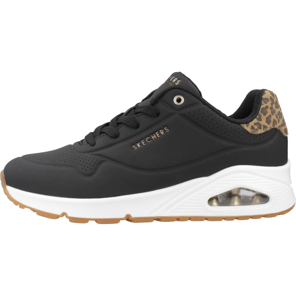 SKECHERS UNO JUNGLE NITE en color NEGRO  (2)