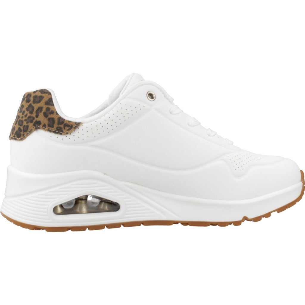 SKECHERS UNO JUNGLE NITE en color BLANCO  (4)