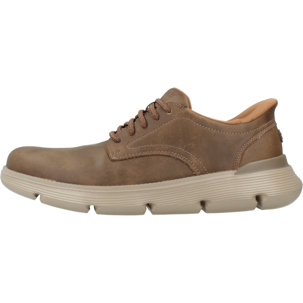 SKECHERS GARZA - DURAN en color MARRON  (2)