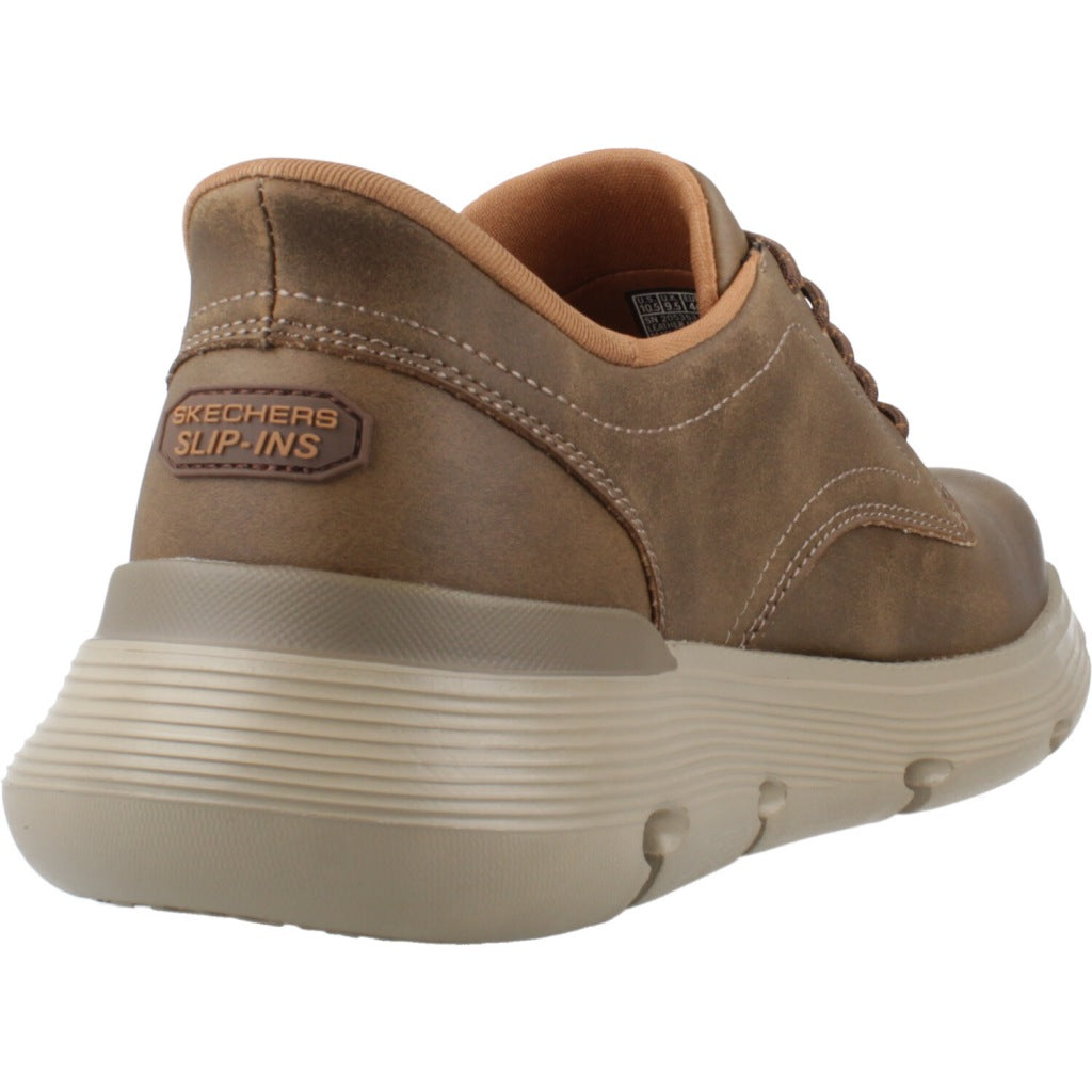 SKECHERS GARZA - DURAN en color MARRON  (3)