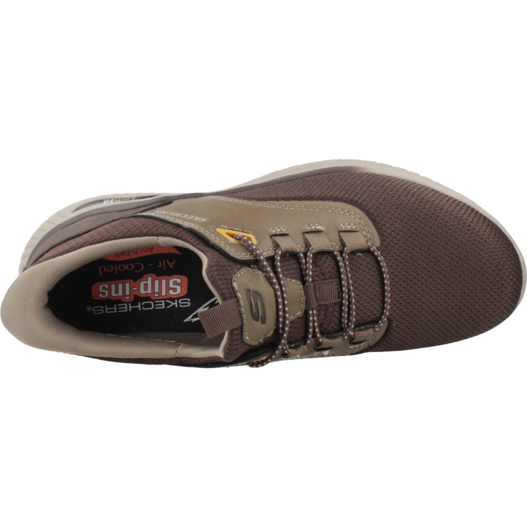 SKECHERS SLIP-INS ARCH FIT CROSSER - CHOZEN en color MARRON  (7)