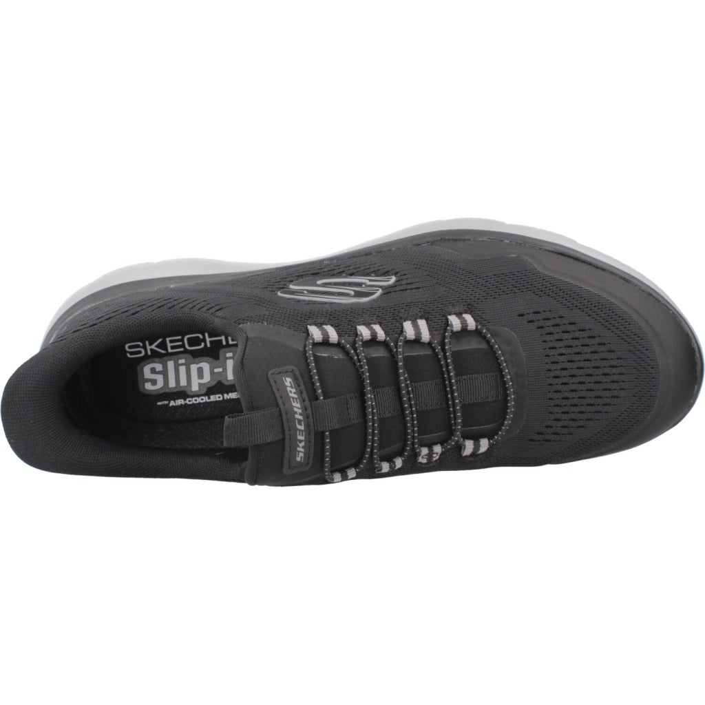 SKECHERS SUMMITS-TOP RATE en color NEGRO  (7)