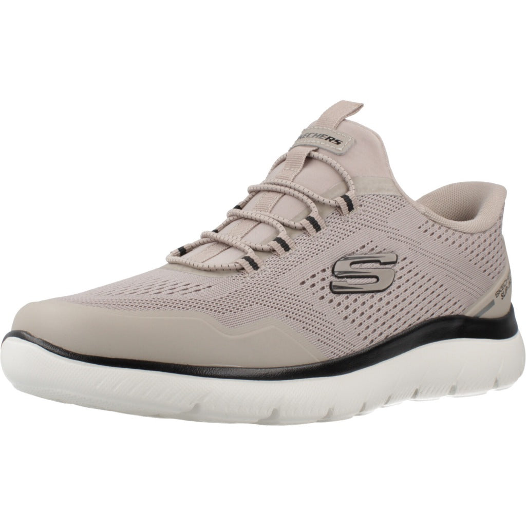 SKECHERS SUMMITS-TOP RATE en color MARRON CLARO  (1)