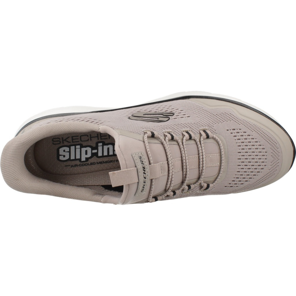 SKECHERS SUMMITS-TOP RATE en color MARRON CLARO  (7)