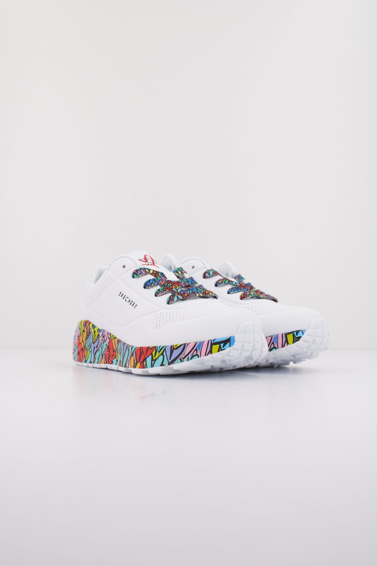 SKECHERS UNO LITESUBTLE LOVE en color BLANCO  (2)