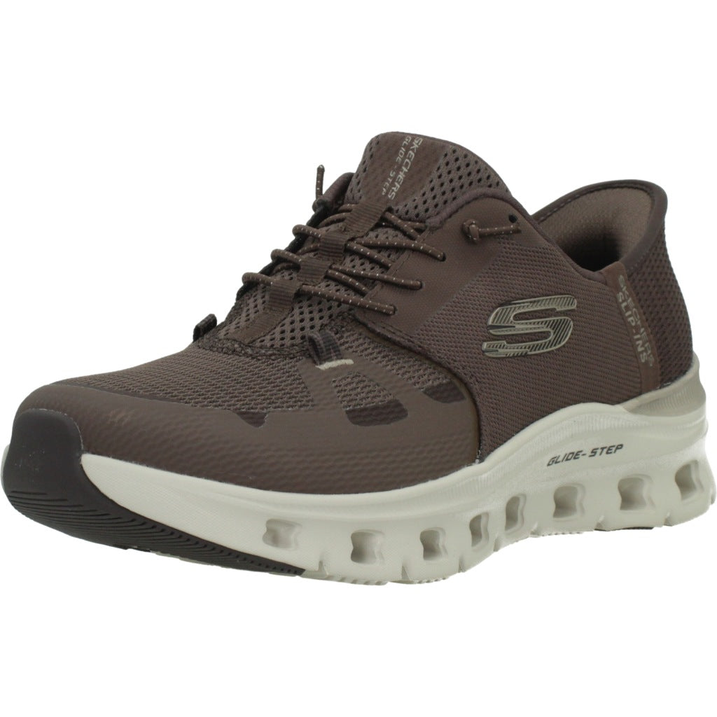SKECHERS S GLIDE-STEP PRO RADIANT STRI en color MARRON  (1)