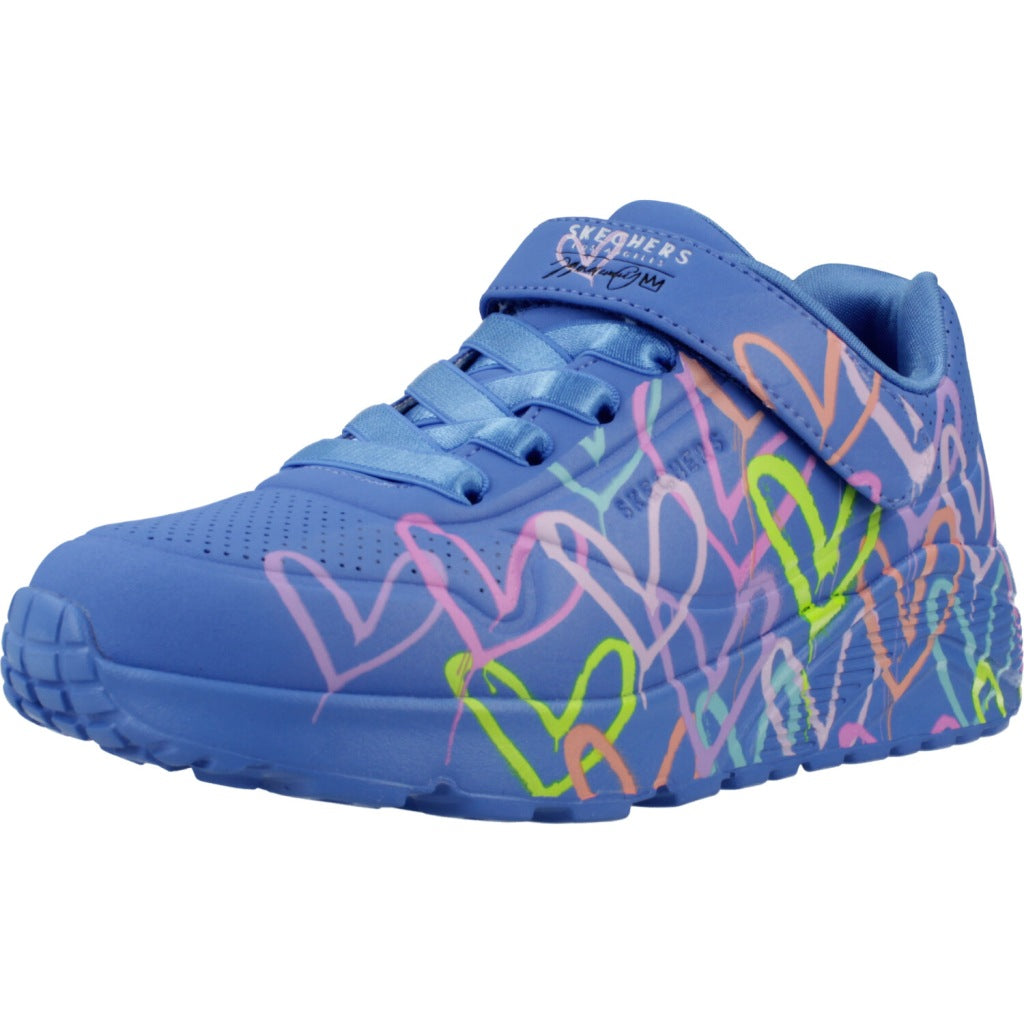 SKECHERS UNO LITE LOVE LEVITATE en color AZUL  (1)