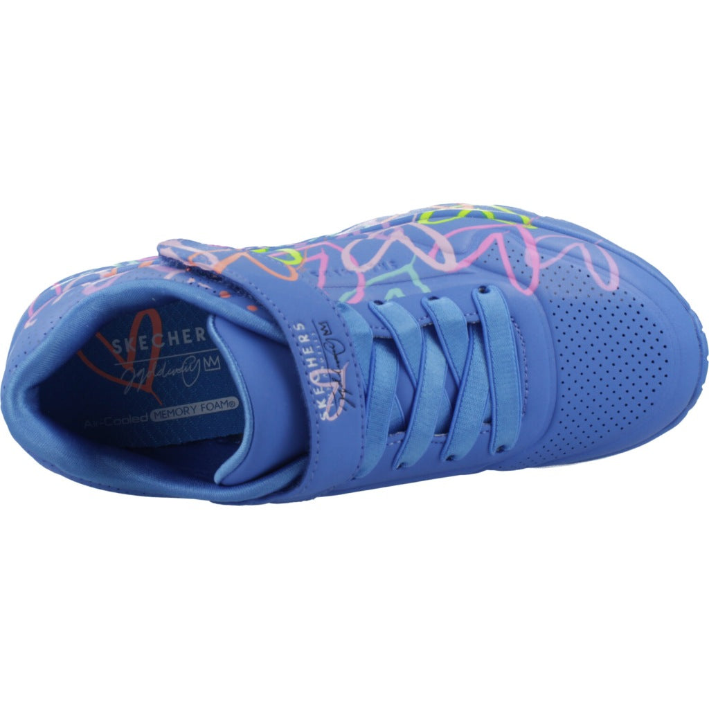 SKECHERS UNO LITE LOVE LEVITATE en color AZUL  (7)