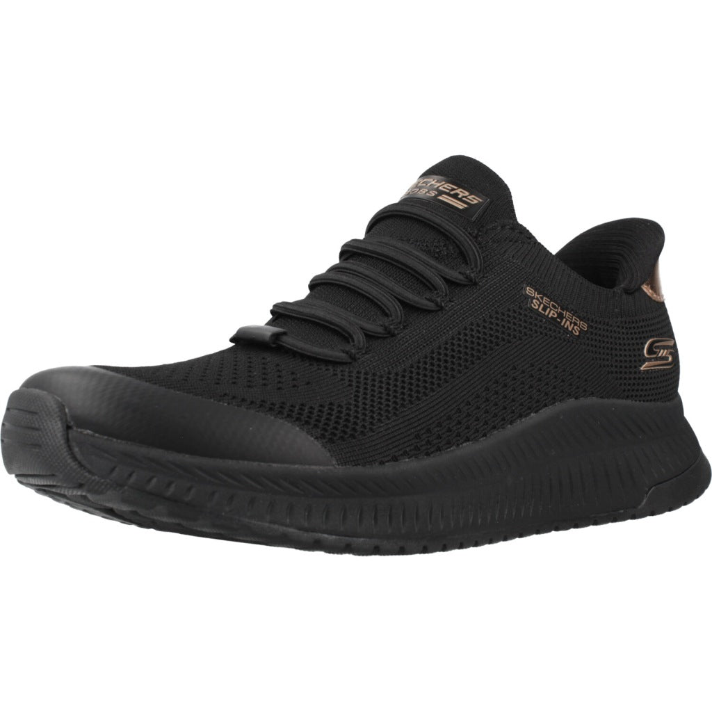 SKECHERS SLIP-INS BOBS SQUAD  DIRE STEP en color NEGRO  (1)