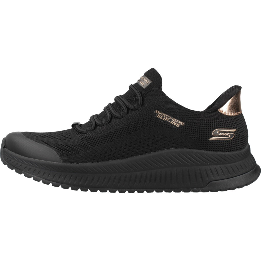 SKECHERS SLIP-INS BOBS SQUAD  DIRE STEP en color NEGRO  (2)